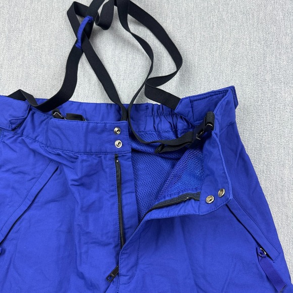 Vintage Patagonia Pants Mens 34 Purple Full Side Zip Suspender Snowboard Ski 90S - Picture 5 of 16
